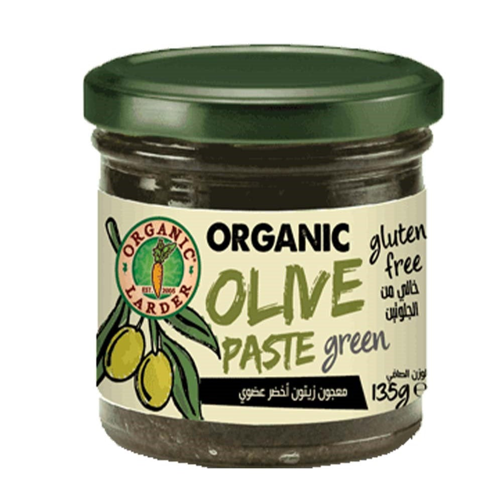 Organic Larder Olive Green Paste, 135g