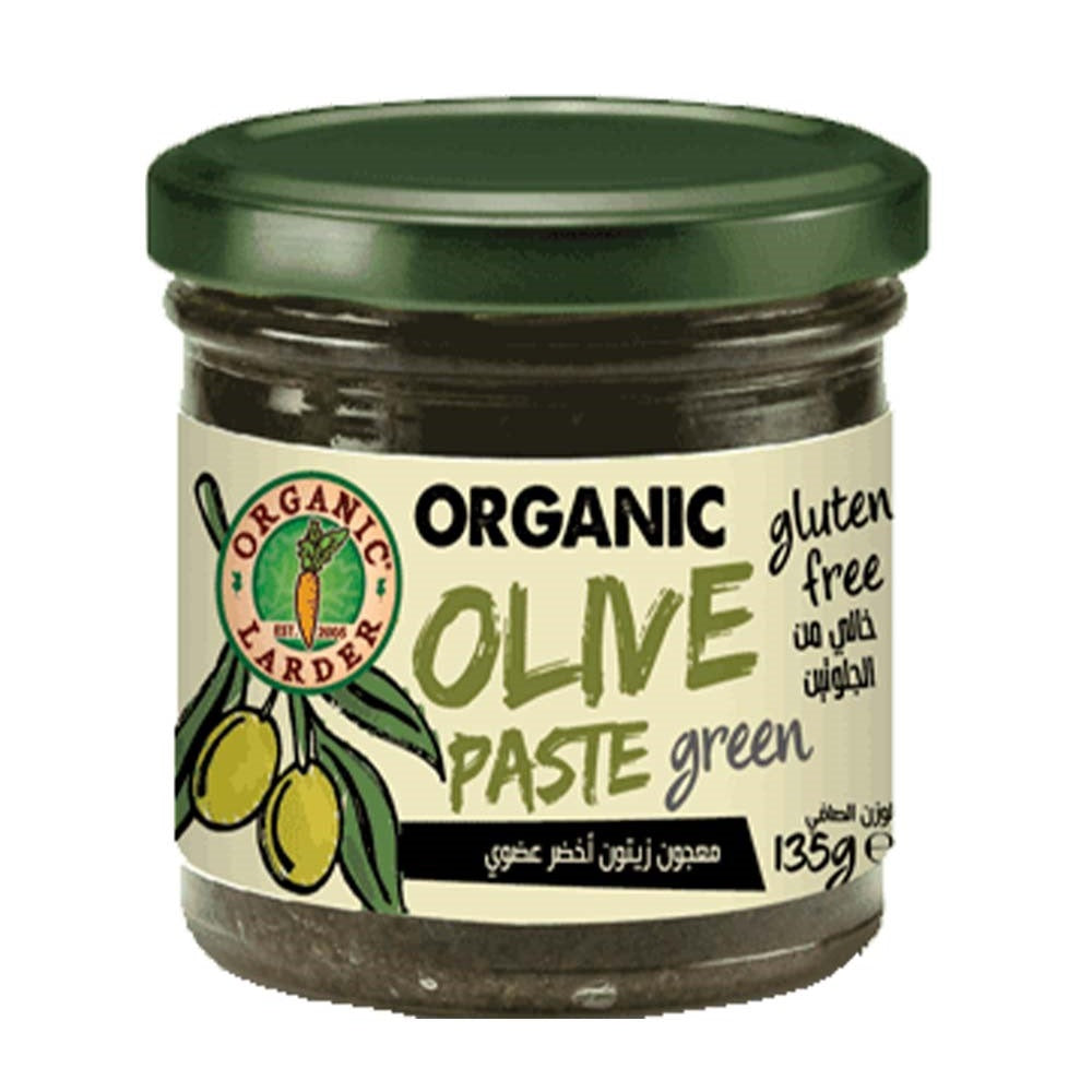 Organic Larder Olive Green Paste, 135g