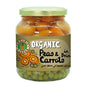 Organic Larder Peas & Carrots in Brine, 340g