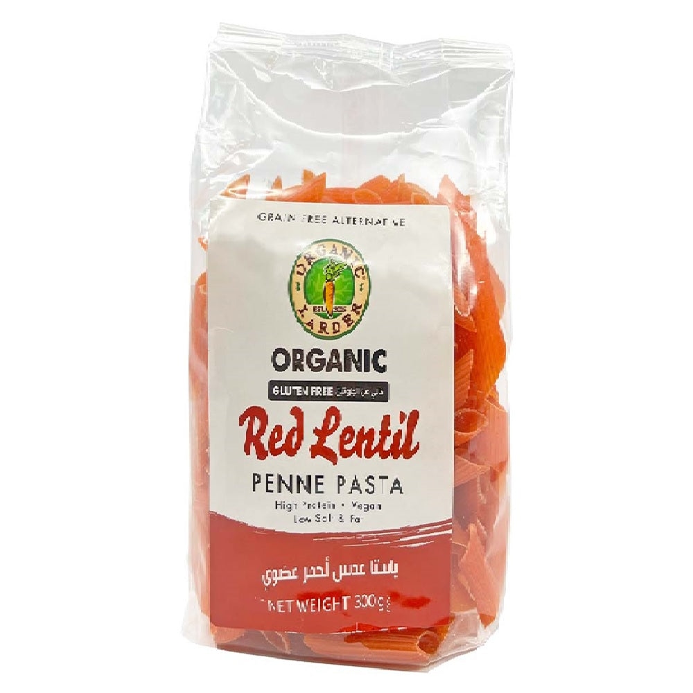 Organic Larder Penne Pasta Red Lentil, 300g