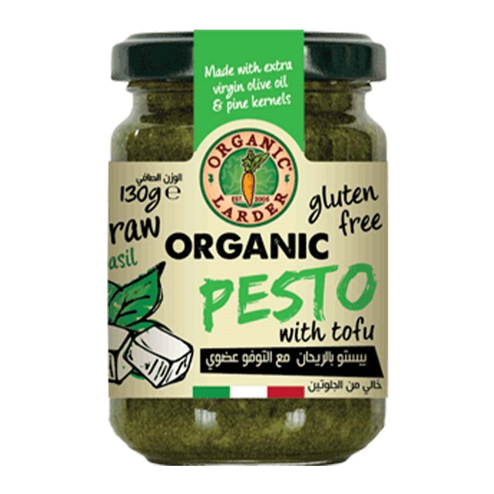 Organic Larder Pesto Vegan with Tofu, 130g