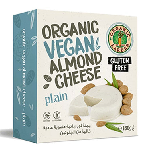 Organic Larder Plain Almond Cheese, 180g