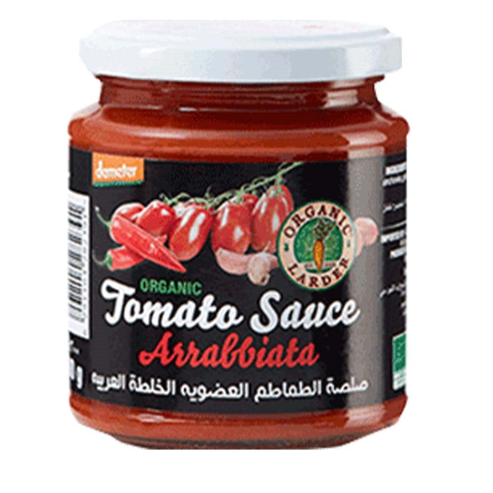 Organic Larder Tomato Sauce Arrabbiata, 300g