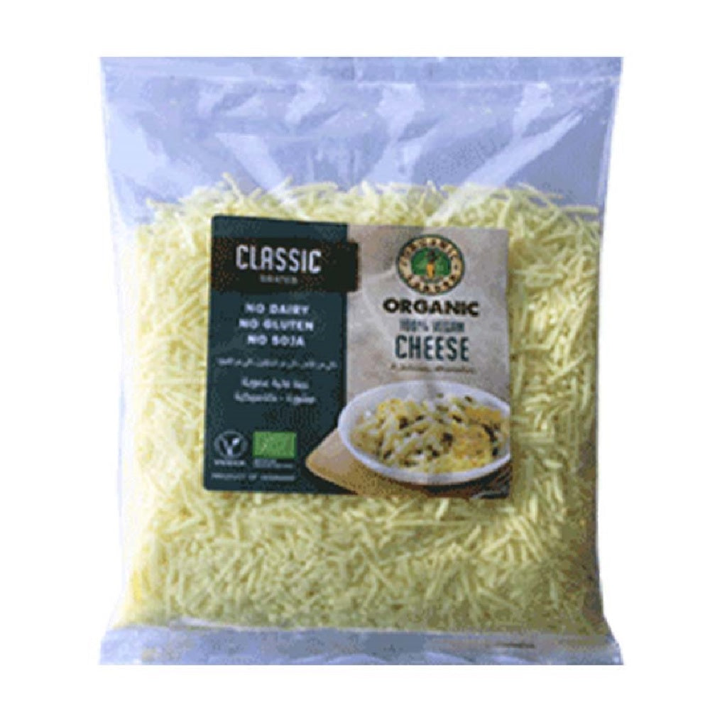 Organic Larder Vegan Cheese Hearty Grated, 200g