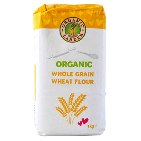 Organic Larder Whole Grain Wheat Flour, 1 kg