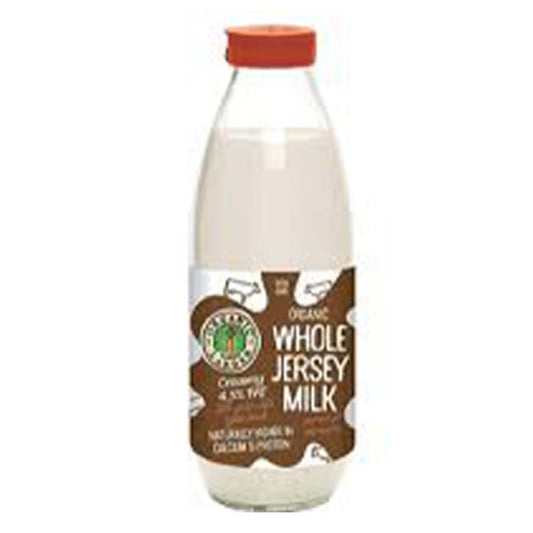 Organic Larder Whole Jersey Milk, 500ml ( Dubai delivery only)