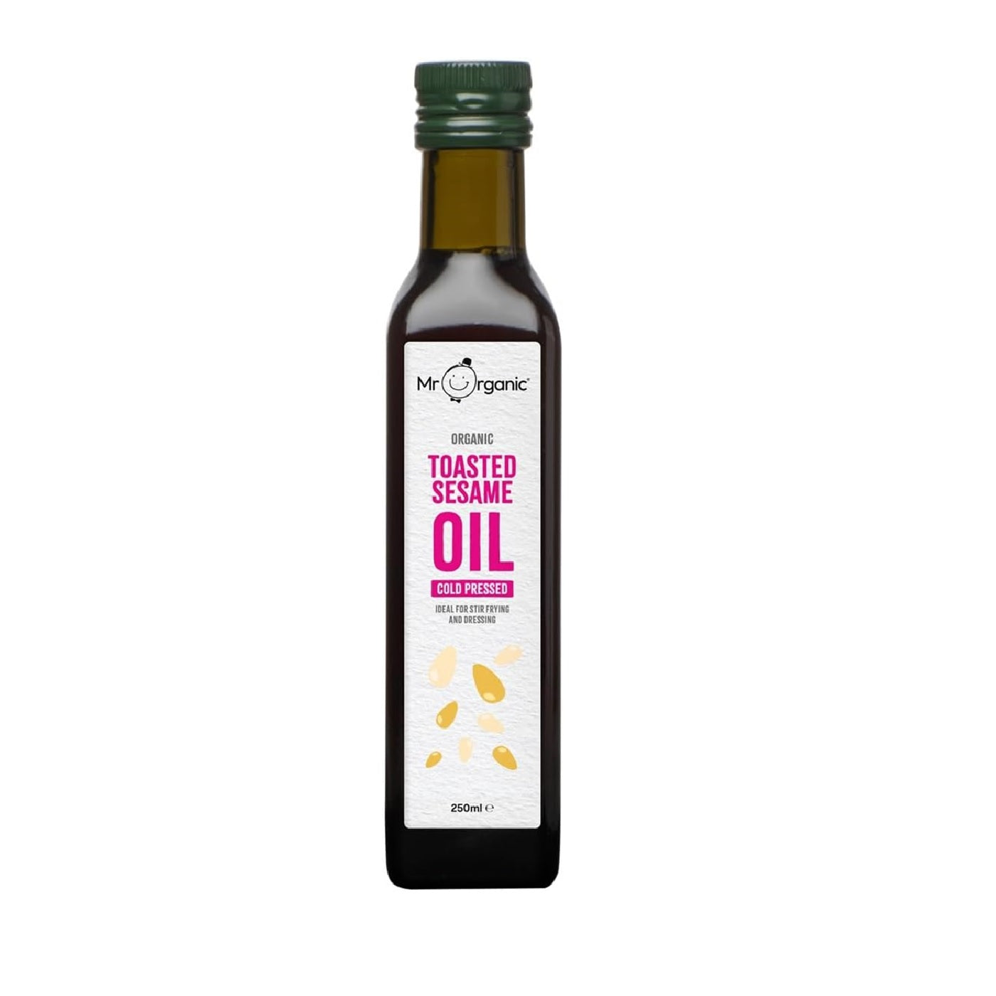 Mr Organic Toasted Sesame Oil Cold Pressed, 250ml