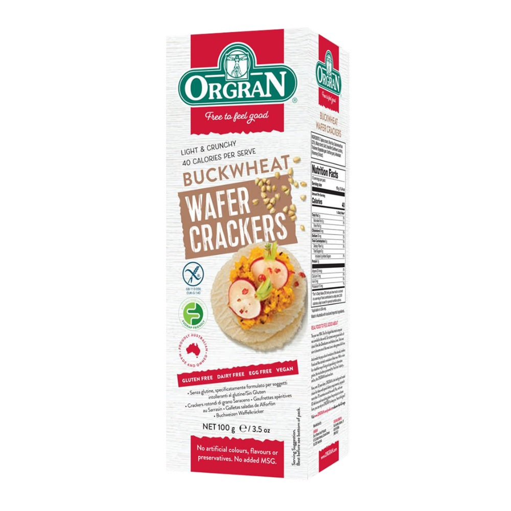 Orgran Buckwheat Wafer Crackers, 100g