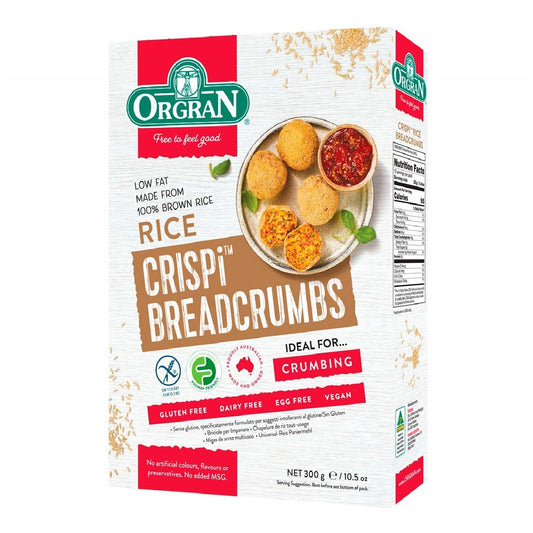 Orgran Crispi Rice Breadcrumbs, 300g