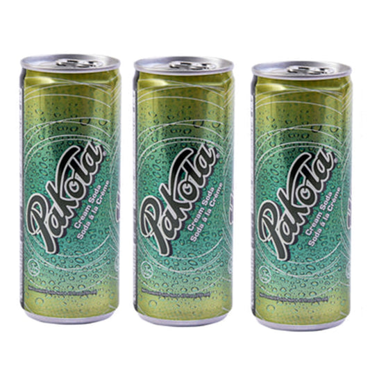 Pakola Ice cream Soda Can 250ml, Pack Of 3