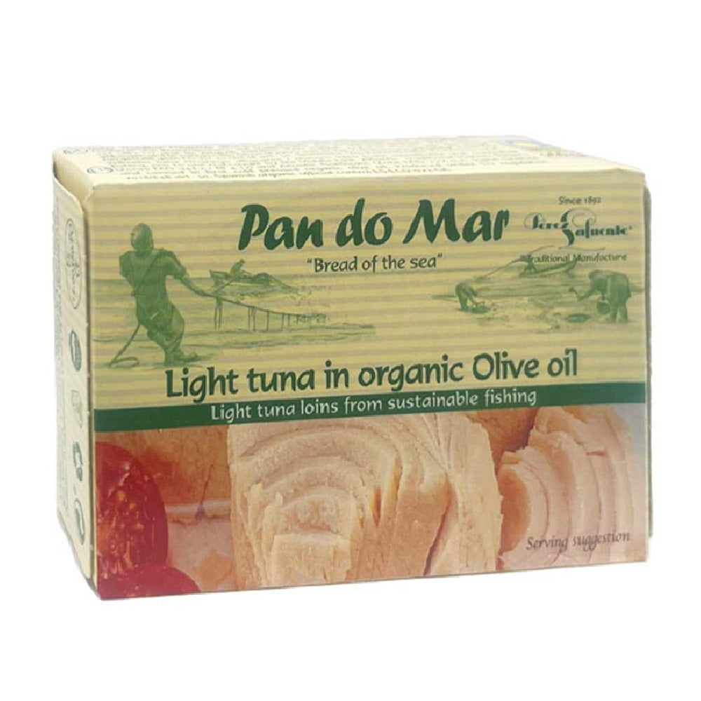 Pan Do Mar Light Tuna in Organic Olive Oil, 120g