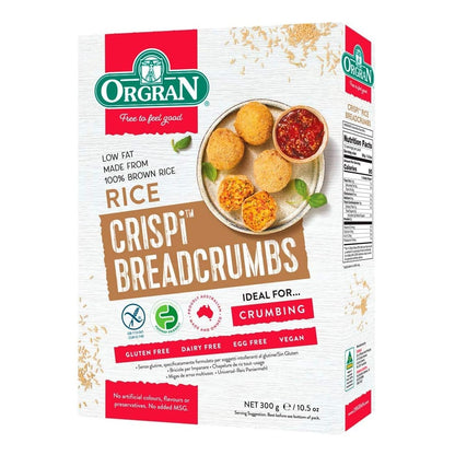 Orgran Crispi Rice Breadcrumbs, 300g