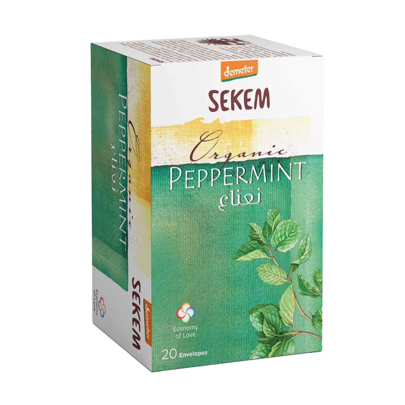 Sekem Organic Peppermint Tea, 25 Tea Bags