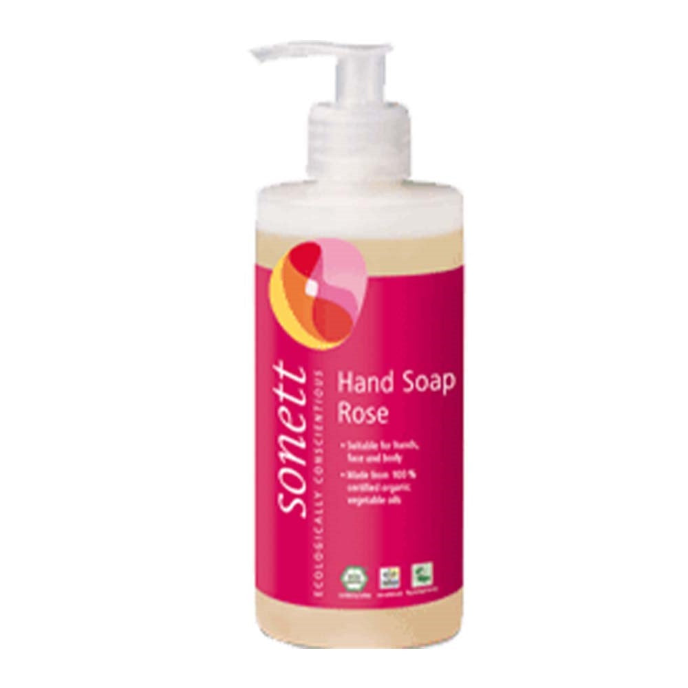Sonett Organic Hand soap Rose, 300ml