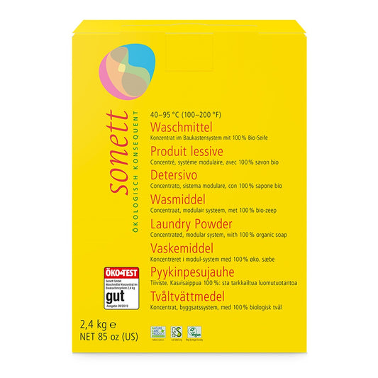 Sonett Organic Laundry Powder Concentrate, 2.4 kg