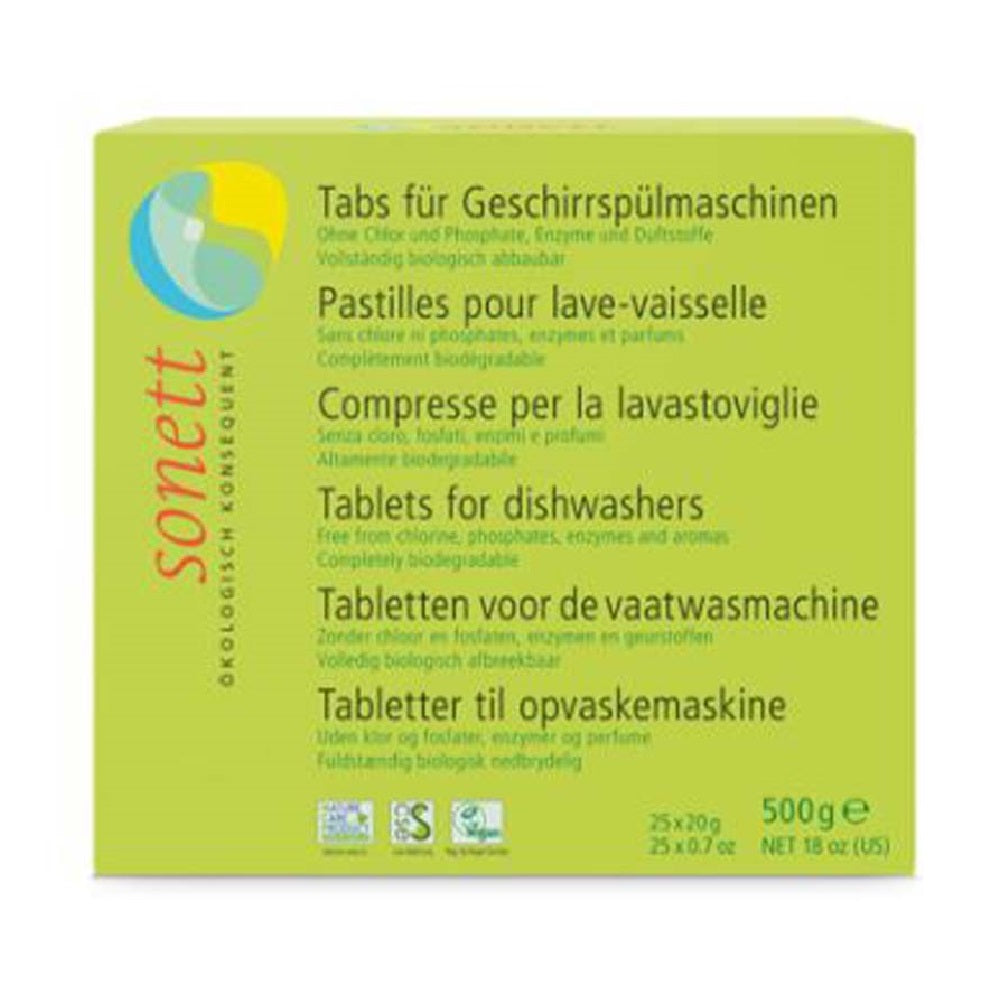 Sonett Organic Tablets for Dishwashers 20g, Pack Of 25