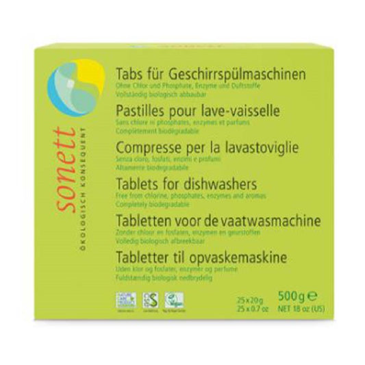 Sonett Organic Tablets for Dishwashers 20g, Pack Of 25