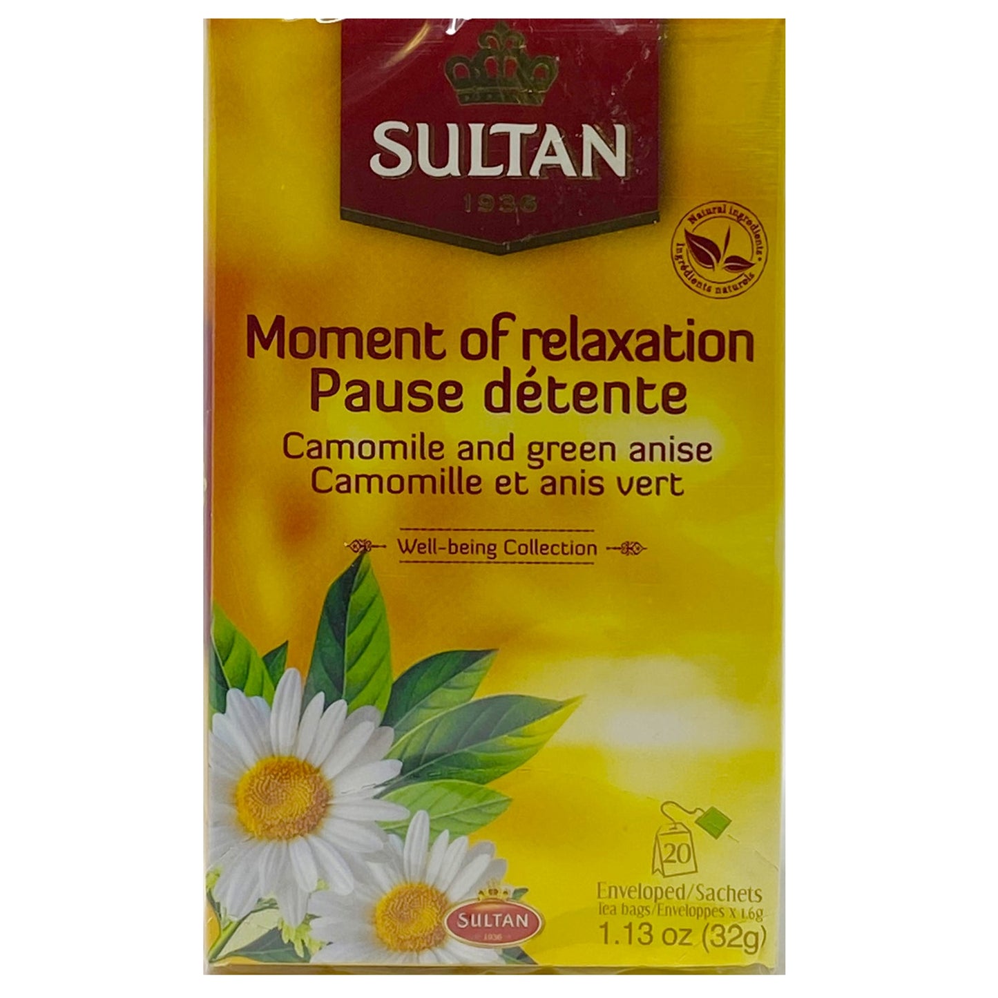 Sultan Moment of Relaxation Moroccan Tea, 20 Teabags