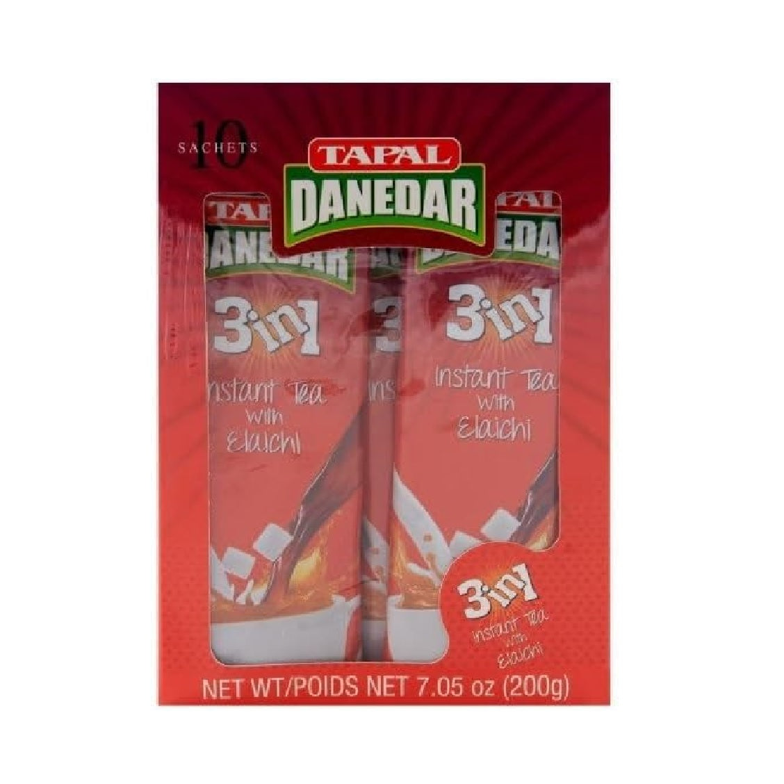 Tapal Danedar 3in1 Instant Tea with Elaichi, 10 Sachets