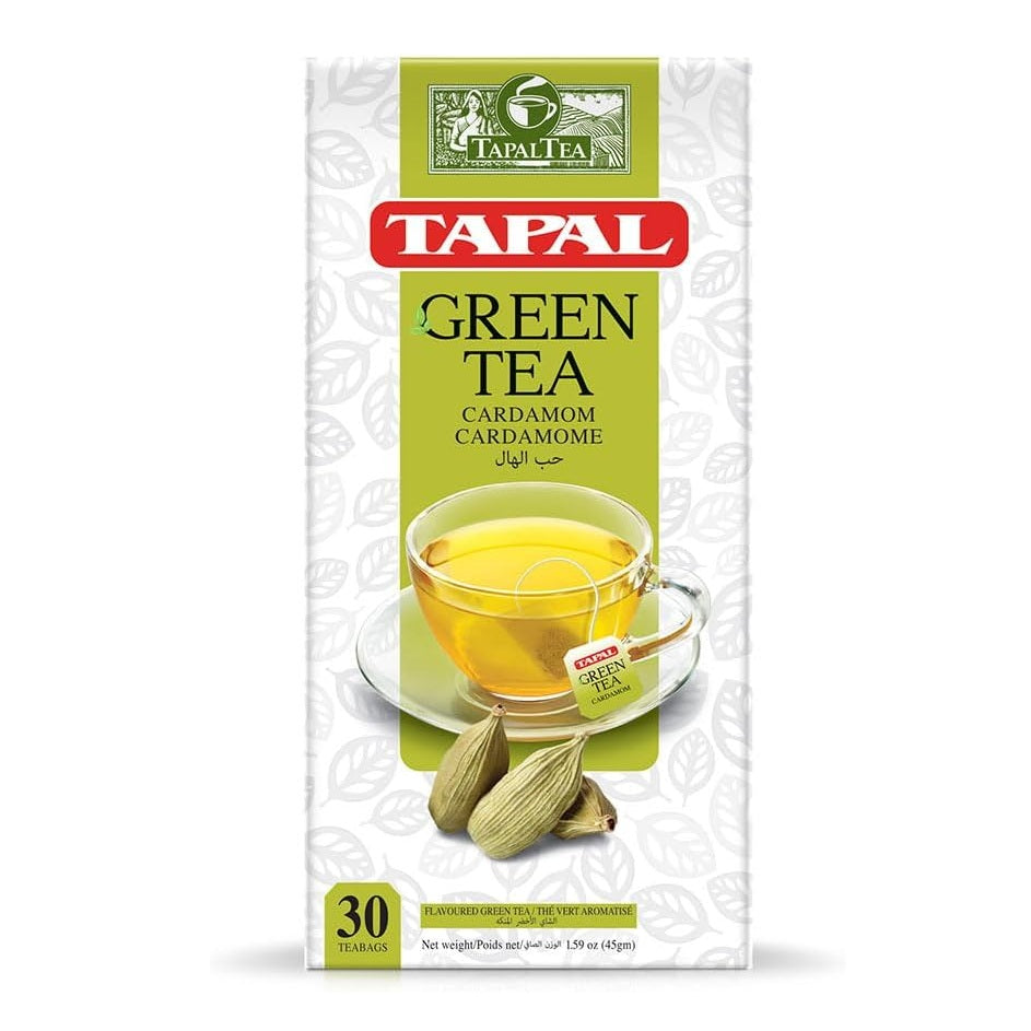 Tapal Green Tea Cardamom, 30 Teabags