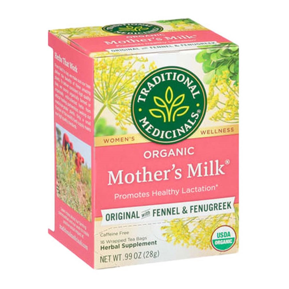 Traditional Medicinals Organic Fennel & Fenugreek Mother's Milk Tea, 16 Tea Bags