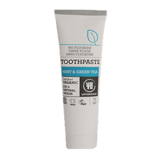 Urtekram Organic Mint & Green Tea Toothpaste, 75ml