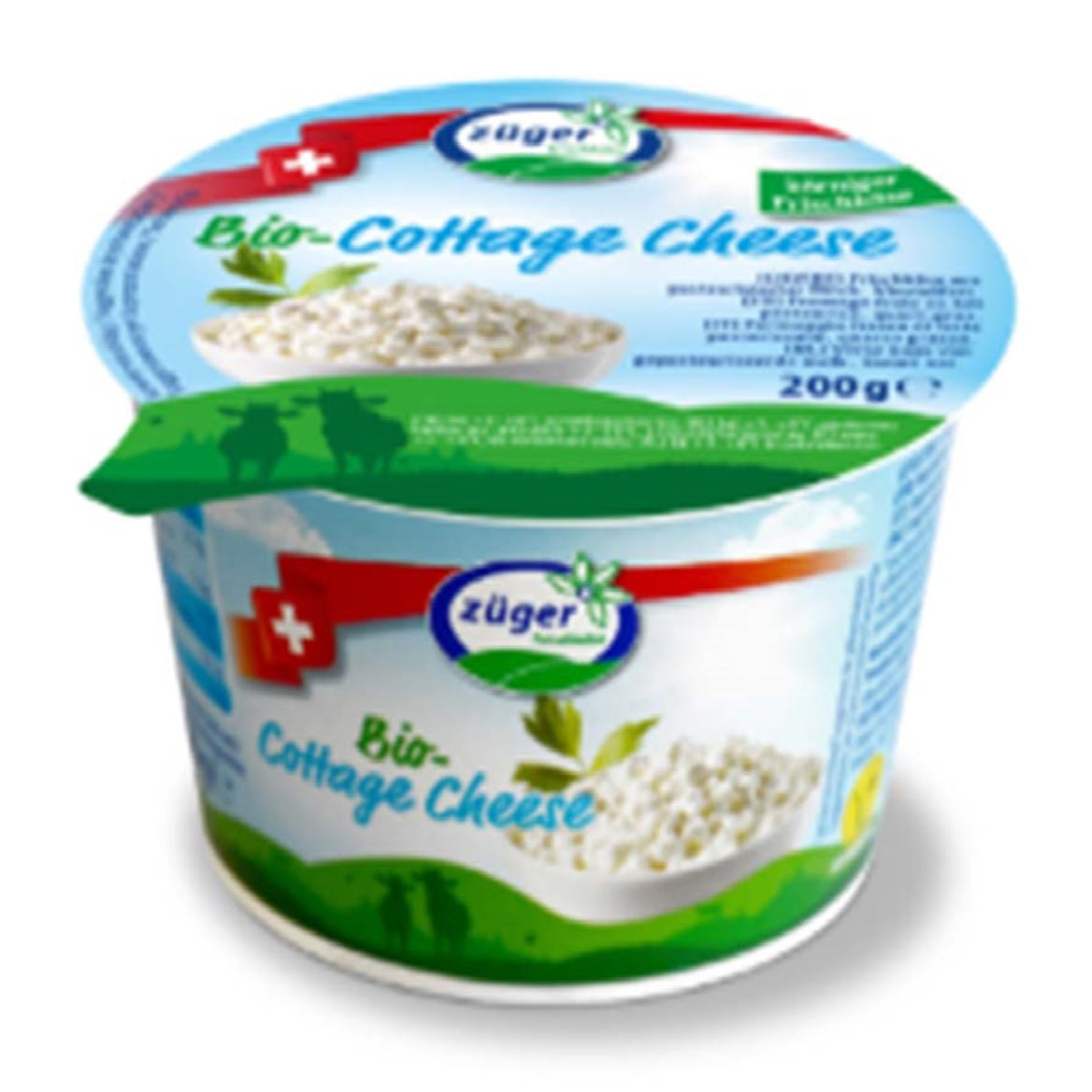 Zuger Organic Bio Cottage Cheese, 200g